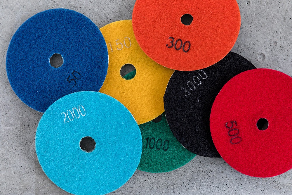 diamond polishing pads set 100mm